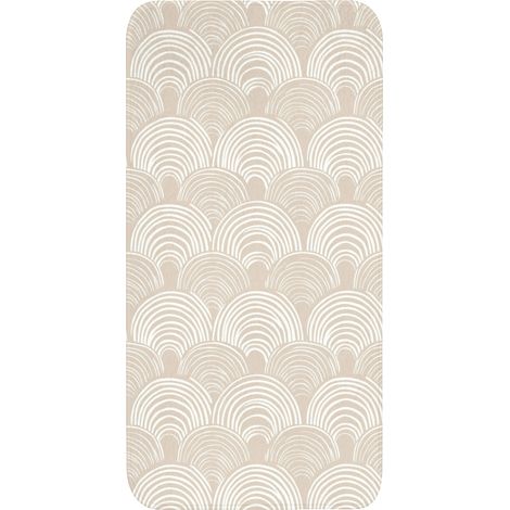 TAPIS DE TOILETTE Ondes - Texture - Beige 60x120 cm