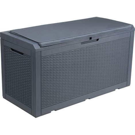 YITAHOME 380L Baule da Giardino in Resina, Baule da Esterno per Mobili da Giardino (1/4)