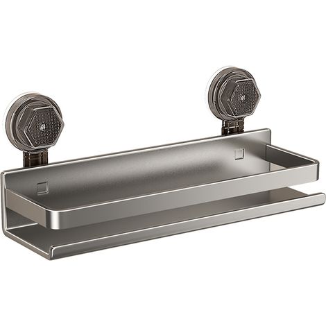 Étagère De Salle De Bain - Ventouse - 30 Cm - Pour Douche Cuisine Buanderie - Rangement Murale Sans Perçage