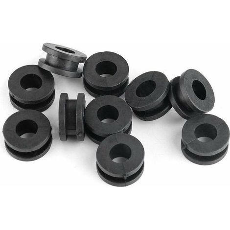 Arandelas de goma para motocicleta - Paquete de 10 arandelas de goma para motocicleta, calibre 8 mm