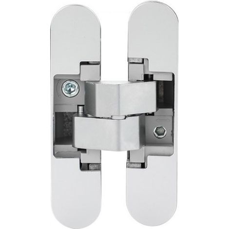 silver 180° invisible hinge - Three-dimensional adjustable - Perfectly hidden - Zinc alloy material