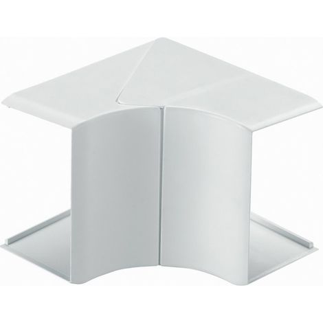 Angle intérieur variable pour goulotte de distribution Viadis 120x40mm blanc Artic (16441)