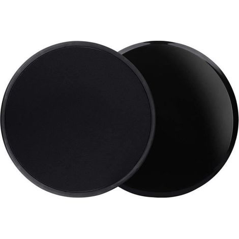 2 Disques de glisse, double face ABS et EVA, diamètre 17,8 cm, pour yoga pilates maison gym (1/4)