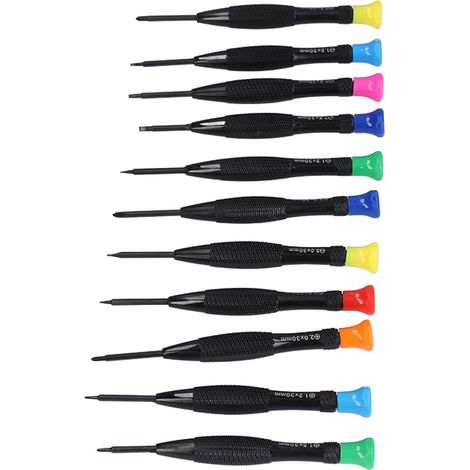 Petit jeu de tournevis magnétiques pour la réparation d'appareils électroniques (PC, ordinateur portable, lunettes, bijoux, montres) (1/5)