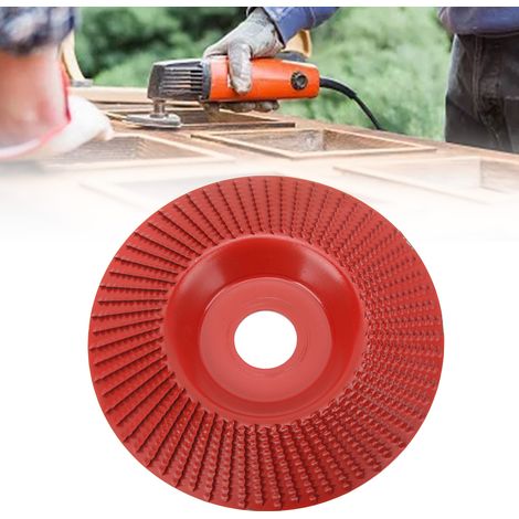 Disque à poncer biseauté pour moulures en bois de 125 mm, à pointes rouges (1/5)