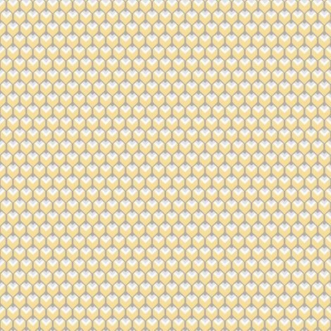 Papier peint auto-adhésif - Hexagones Jaunes- 5.75 m x 45 cm (1/4)