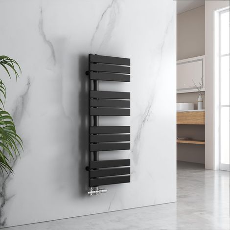 Chauffe-serviettes de bain, 1041 x 400 mm, chauffe-serviettes plat, sèche-serviettes (1/5)