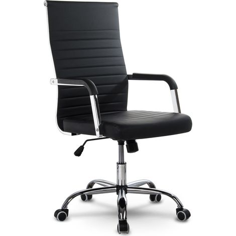 Poltrona da ufficio sofatel boston dal design moderno nera (1/5)