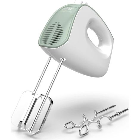 Imetec Crea&Crema Handmixer grün weiß 500W 5 Geschwindigkeiten