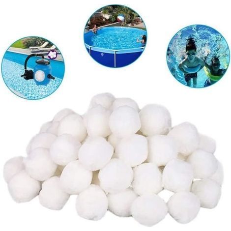 Filterbälle, Poolfilterbälle, Schwimmbadfilter für Pumpe, Sandball, Poolreinigung, Faserfiltermedium[223] (1/3)