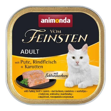 Animonda Vom Feinsten - Nourriture pour chat, dinde, bœuf, carotte (100g) (1/2)