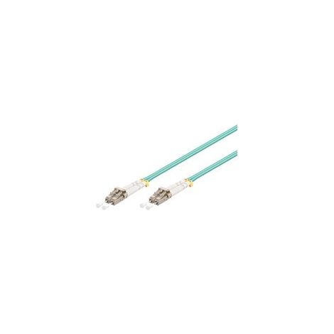MicroConnect fib4420005 Glasfaserkabel LWL-Kabel (LC, LC, Männlich/männlich, OM3, blau, Multi-Mode) (1/2)