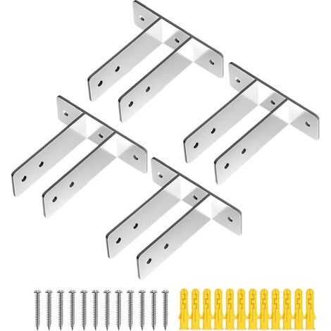 Support de séparation pour urinoir, ensemble de 4 accessoires de salle de bain, fixation murale, pour cabines de toilettes. Idéal pour les responsables de la maintenance, les techniciens de nettoyage (1/5)