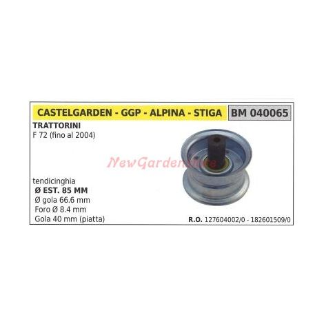 Polea para tractor cortacésped STIGA F 72 hasta 2004 040065