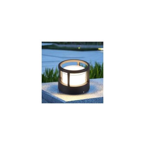 Lampe Solaire Extérieur, Lampadaire Rond Européen Imperméable pour Jardin, Terrasse et Cour, Éclairage Paysager Décoratif (1/4)