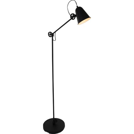 Anne Lighting - lámpara de pie - Dolphin - negro - metal - Ø 28cm (1/4)