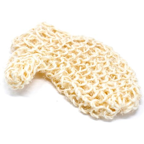 Éponge et gommage en sisal - Gant exfoliant- Vendu par 1 (1/4)