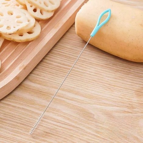 1 Pièces Brosse , Brosse Nettoyage Deboucheur Canalisation, Paille brosse(Petite taille) (1/2)