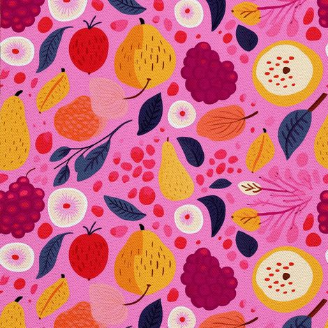Tela decorativa para exteriores Oxford - Motivo frutal  DX6202 (1/5)
