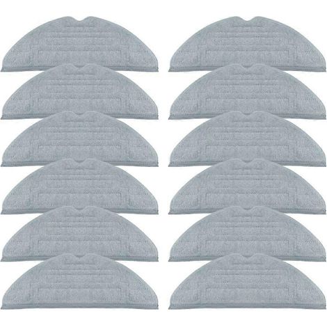 Lot de 12 lingettes de nettoyage compatibles avec les robots laveurs de sols Roborock S8, S8 Plus, S8+, S8 Pro, Ultra et G20. (1/4)