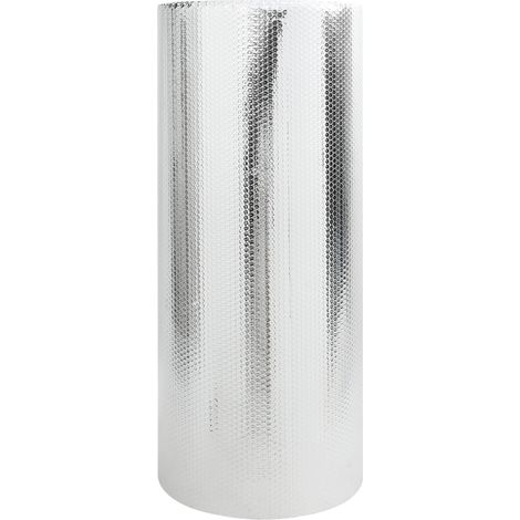 vidaXL Réflecteur de chaleur pour radiateur Argenté 10 x 1 m