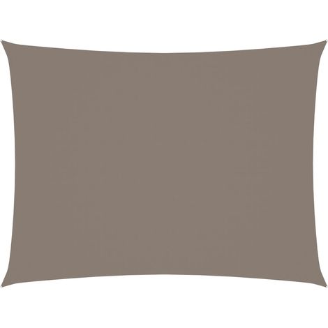 Voile d'ombrage Voile de parasol - Toile d'ombrage Tissu Oxford rectangulaire 6x7 m Taupe BV365672 - BonneVie (1/5)