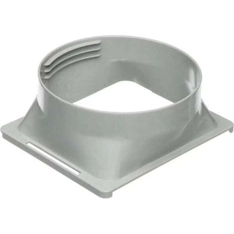 Accessori per condizionatori d'aria da 150 mm, diametro 15 cm, rotondi, bianchi, interfaccia per corpo mobile, raccordi quadrati - Crezuo (1/4)