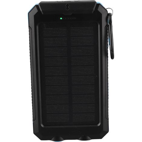 Ortviai Power Bank Solaire 20000 mAh IP66 Étanche avec Lampe LED à 3 Modes pour Camping, Randonnée et Voyage (1/5)