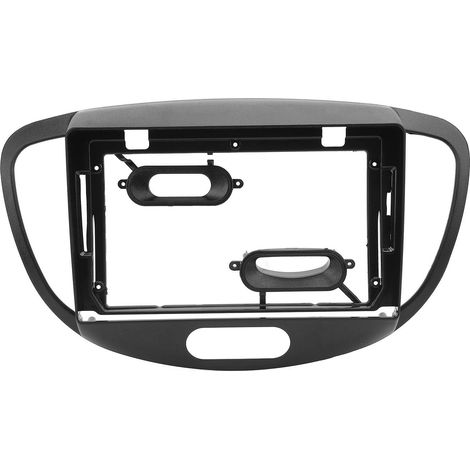 Cornice di protezione di precisione per autoradio/navigatore da 9 pollici, nera, per i10 2007-2013, senza cablaggio. (1/5)