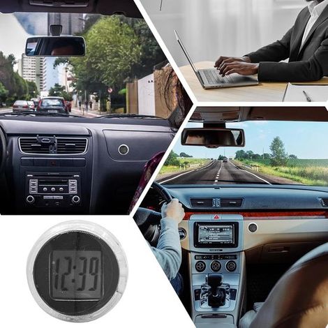 Termometro digitale per motore con orologio per manubrio di bicicletta, versatile in cucina, bagno e auto. (1/5)