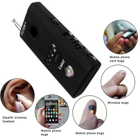 gamme complète multi-fonction caméra sans fil téléphone cellulaire détecteur radio bug espion signal RF finder (1/4)
