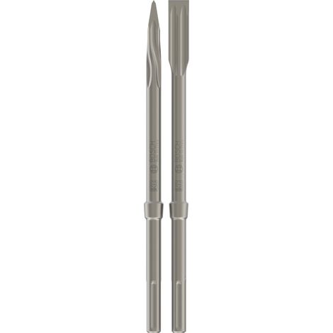 4x Coffret de burins PRO SDS max-5C, 4 pièces (1/5)