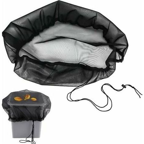 1 Piece Rain Barrel Net, Adjustable Rain Barrel Cover Net, Anti-Mosquito Rainproof Net for Outdoor Garden Barrel (1/5)