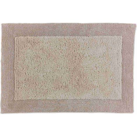 SCHÖNER WOHNEN Badematte BAHAMAS DESIGN - 1 Stück 67x110 cm, Beige (1/4)