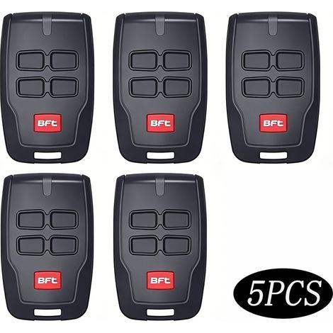 Confezione da 5 telecomandi per cancello BFT MITTO B RCB4