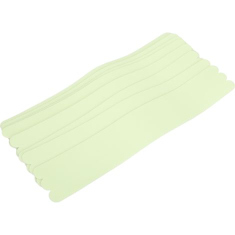 24 bandes antidérapantes vertes fluorescentes de 2 x 38 cm pour escaliers extérieurs (1/5)