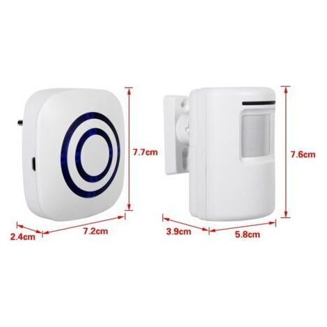 Driveway Patrol Garage Motion Sensor Wireless Alert Secure System Alarm Doorbell-- (1/5)