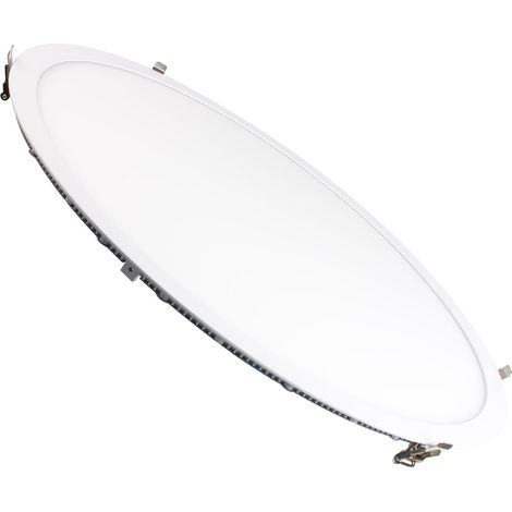 Ledkia – Spot encastrable rond extra-plat 48W – Luminosité 3950 lm – Couleur lumière 4000K – Tension 220-240V AC – Aluminium IP20