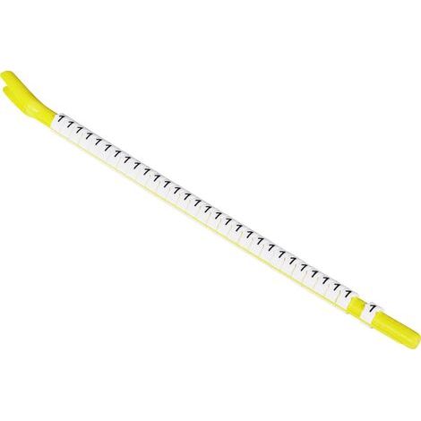 TE Connectivity STD06W-5 Clip de marquage Impression 5 Plage de Ø extérieur 2.60 à 3.50 mm 531934-000 Y845241 (1/5)