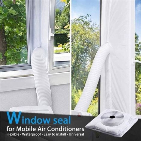 Shunli-560cm Kit Calfeutrage Climatiseur Fentre Joint de fentre climatiseurDIsolation pour Climatiseur Mobile et (1/4)