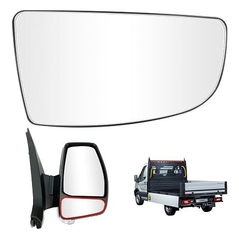 TRANSIT MK8 2014 ON REPLACEMENT MIRROR GLASS BK31-17A700-AA 1855102 1823997 Rear View Mirror Glass Lower Right with Back Plate (1/5)