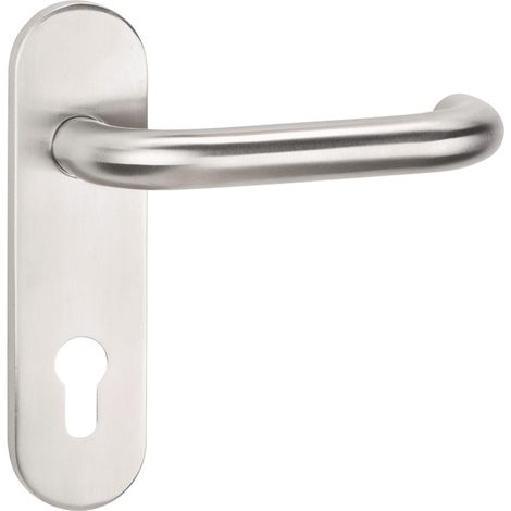 TECWERK Kurzschildgarnitur NW-411-1 VA ma WC WC-Garnitur TECWERK