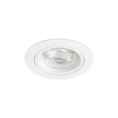 SPEED 50 Enc.GU10 IP20 rond fixe blanc lpe LED 4,5W 4000K 500lm incl. ARIC 51169 (1/3)