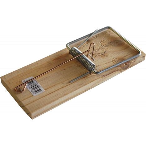 FPLUS ratonera plana tabla pequeña , Ratonera tabla madera.
 Pequeña: 110 mm.