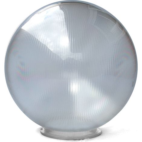 Bola policarbonato prismática incolora con cuello bayoneta Incoloro Ø450 Incoloro Ø450 (1/2)