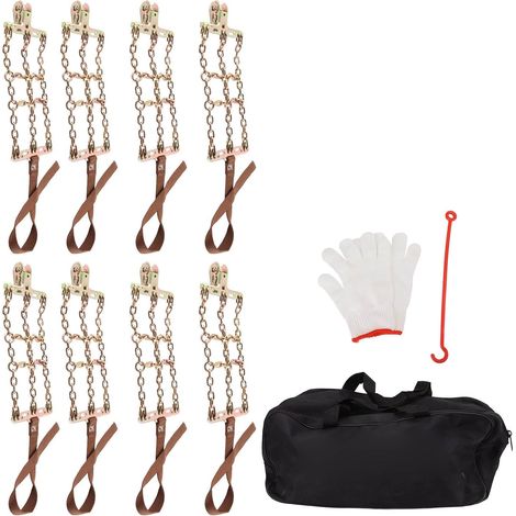 Tire Snow Chain Anti Slip Strong Grip Adjustable Universal Wheel Traction Chains For Cars VUS TURCK (1/5)