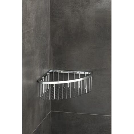 CSPARKV One 80S1 Etagere Douche d'angle Porte Shampoing Douche 8cm de Profondeur Porte Gel Douche Salle De Bain Serviteur De Douche Acier Inoxydable Poli Étagère Douche (1/4)