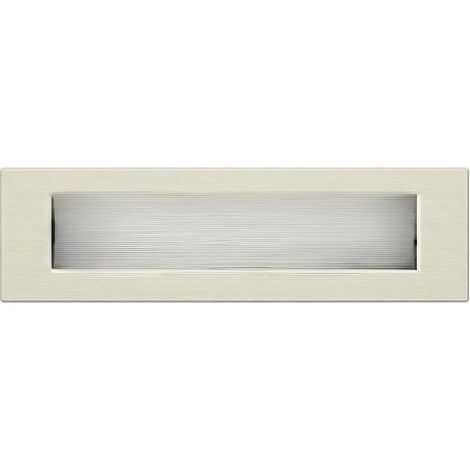 MAPAM Placca tecnopolimero spazzolato perla 7P - GEM-P6007SP-PE