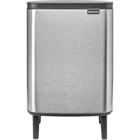 Brabantia Bo Hi pattumiera acciaio 12 litri bagno