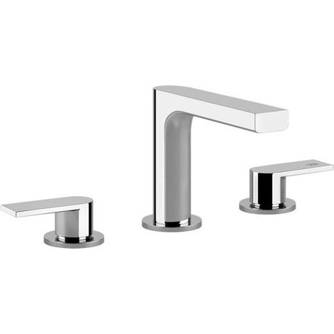 Grupo de lavabos Gessi Emporio Via Manzoni con 3 agujeros,